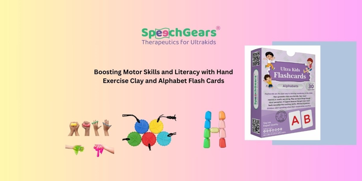 Enhancing Development with Hand Exercise Clay and Alphabet Flash Cards