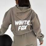 white fox hoodie